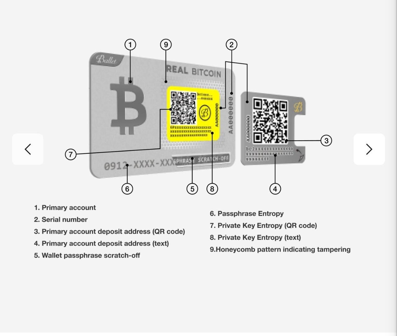 Ex-Ballet Silver Wallet 1 of Crypto $99